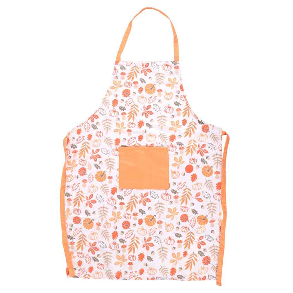 Something Different - Autumn Leaves and Pumpkins Apron - Multicolours